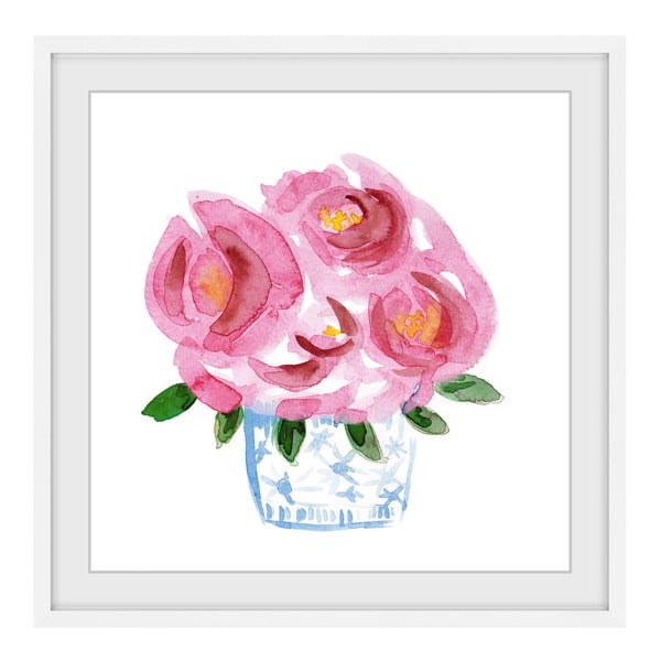 Obraz na plátně Marmont Hill Wild Roses, 41 x 41 cm