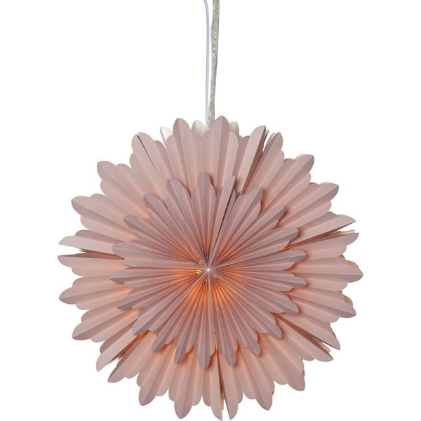 Roosa jõuluvalgustuse kaunistus ø 50 cm Crystal - Star Trading-image-2