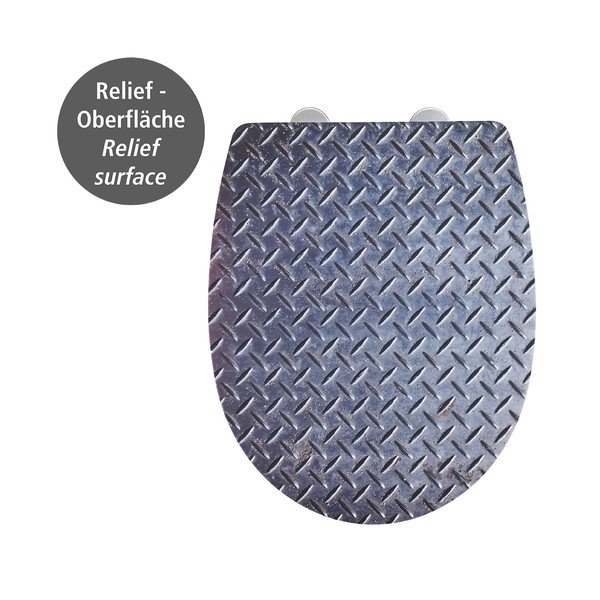 Hall ja valge tualettruumi iste - Wenko-image-2