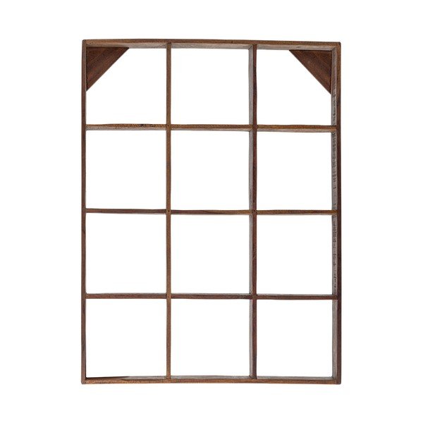 Kahetasandiline riiul taaskasutatud puidust naturaalses värvitoonis 53 cm Tilo - Bloomingville