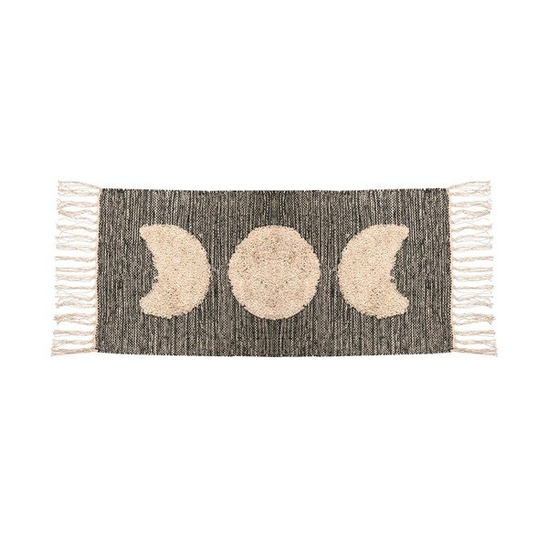 Roosa ja halli värvi puuvillasegust vaip , 80 x 45 cm Moon Phases - Sass & Belle