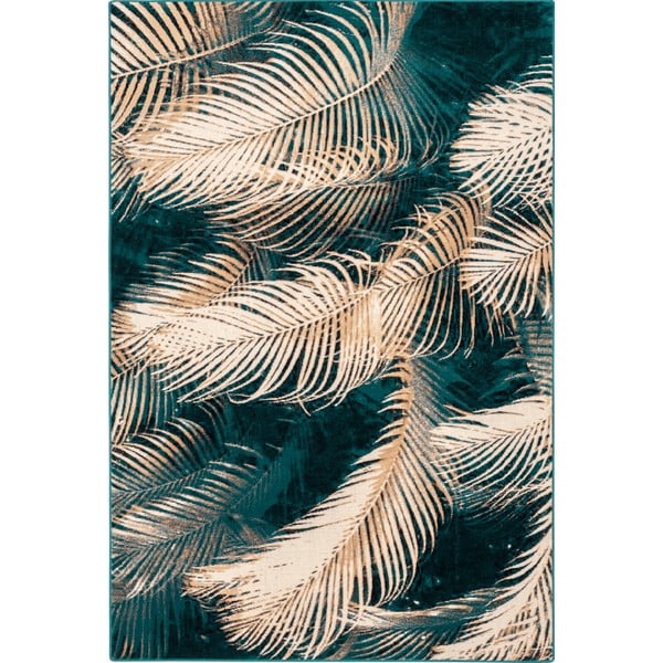 Petrooleumi värvi villane vaip 133x180 cm Areca - Agnella