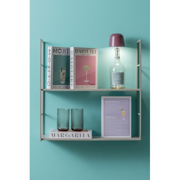 Valge-roheline dekoratiivne papist hoiukarp 18x4x25 cm Mojito - PT LIVING-image-4