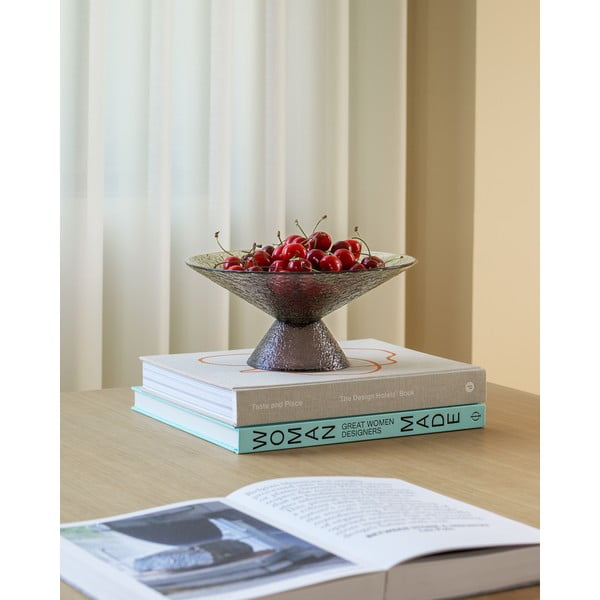 Roheline-pruun klaasist puuviljakauss ø 25 cm Bonbon - Hübsch-image-1