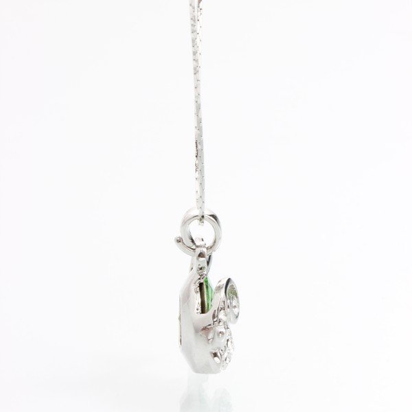 Náhrdelník se Swarovski Elements, zelená rybka-image-1