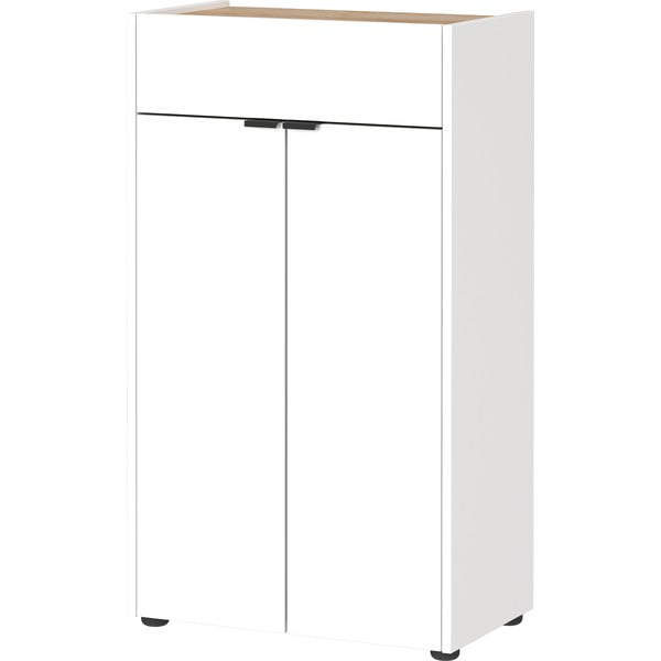 Valge kõrge vannitoakapp 60x98 cm Forano - Germania-image-3