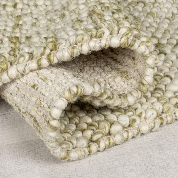 Khakivärvi käsitsi kootud villaseguga vaip 160x230 cm Minerals - Flair Rugs-image-3