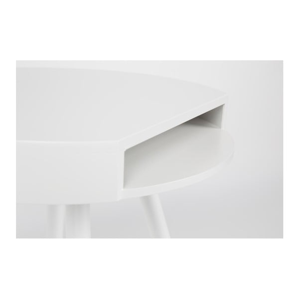 Bílý odkládací stolek Zuiver Hide & Seek-image-4