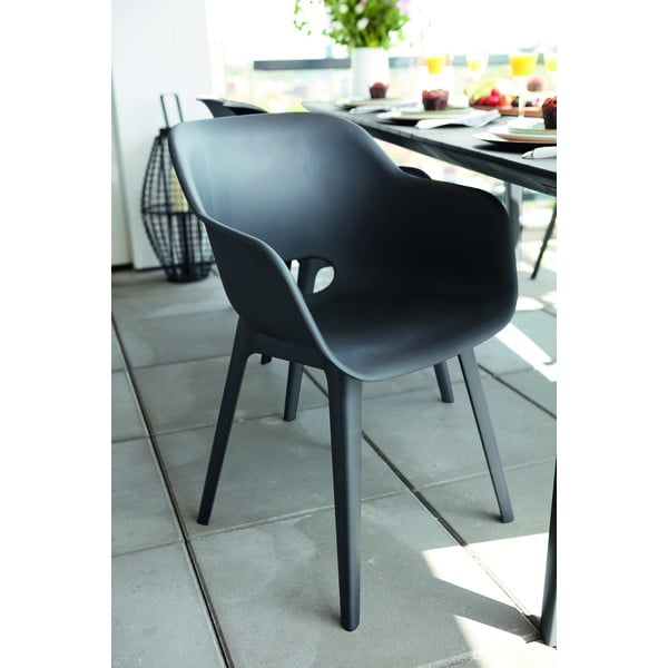 Tumehall plastikust aiatoolid 2-st komplektis Akola - Keter-image-1