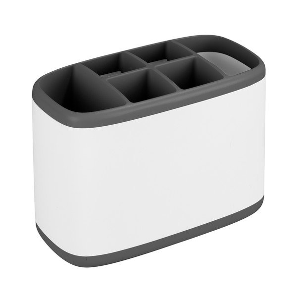 Valge plastikust vannitoa korraldaja kosmeetika jaoks - Wenko-image-2