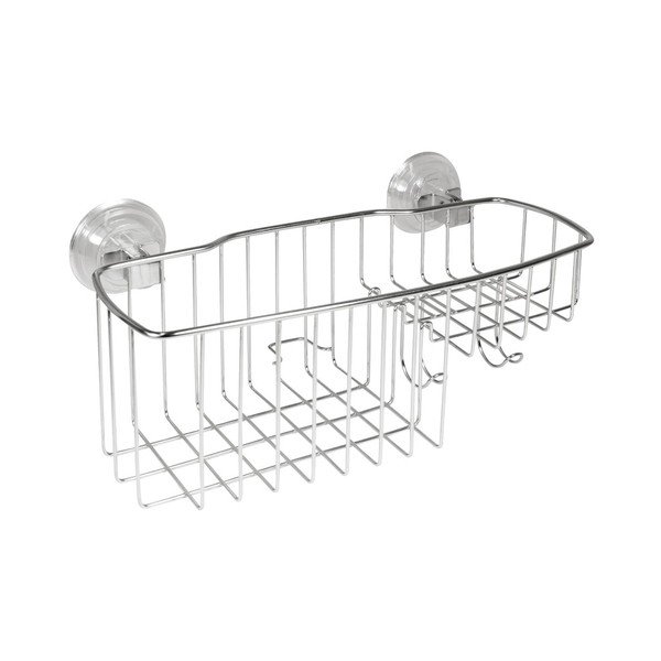 Kovový košík na přísavku iDesign Duo Basket-image-1