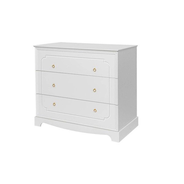 Valge madal lastekapp 102x89 cm Royal - BELLAMY-image-2