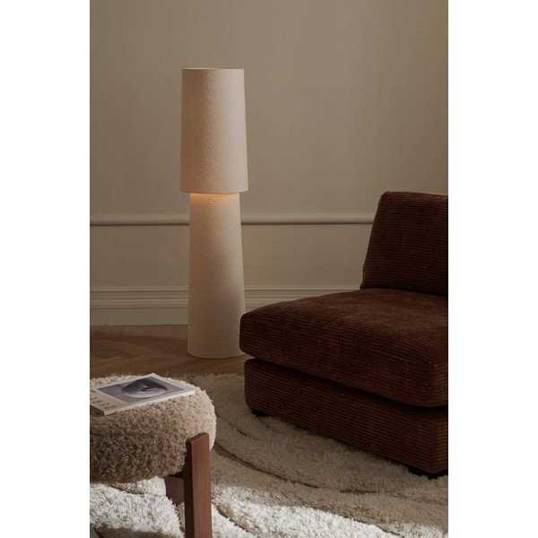 Kreemikas bukleematerjalist põrandalamp (kõrgus 119 cm) Philo - Ellos Home-image-1