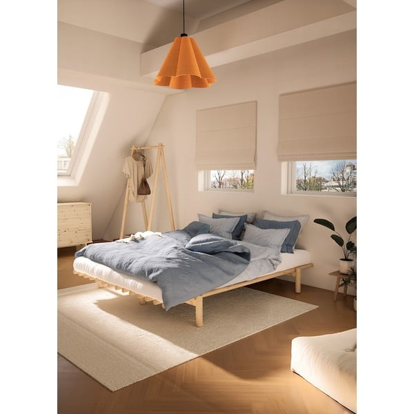 Kaheinimesevoodi männipuidust, võrega 160x200 cm Pace - Karup Design-image-4