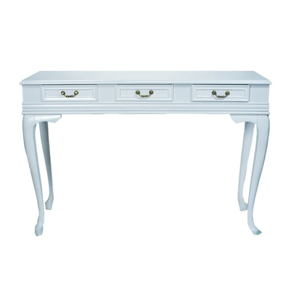 Konzolový stolek Genova White, 120x40x82 cm