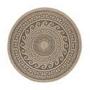 Must-beež ümmargune õuevaip ø 120 cm Comilla - Ayyildiz Carpets
