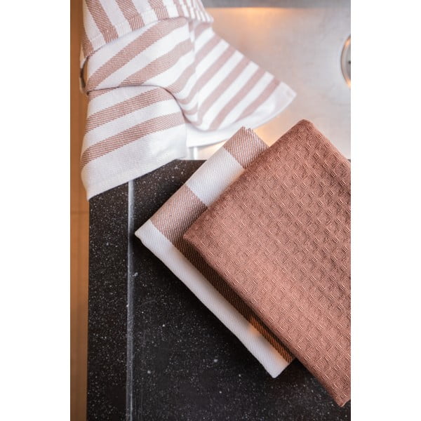 Puuvillased rätikud, 3 tk komplektis 51x74 cm Marra - Tiseco Home Studio-image-2