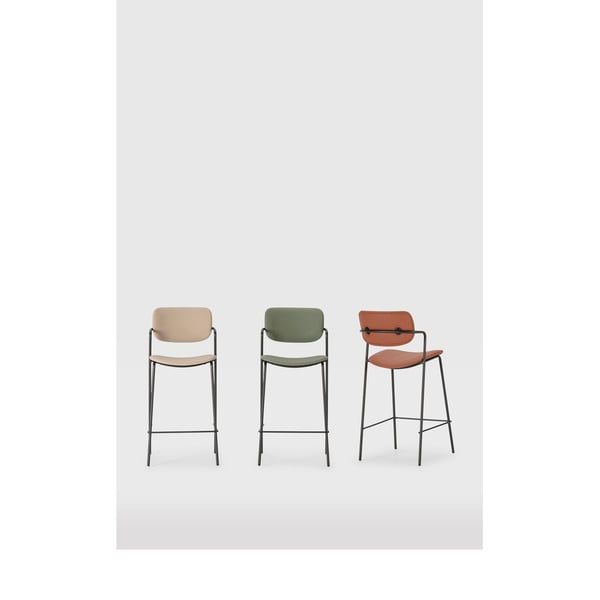 Tellisevärvi baaritoolid 2tk komplekti (istme kõrgus 68 cm) Maika - Marckeric-image-1