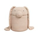 Kreem riidest laste mänguasjakorv ø 25x30 cm Rita the Rabbit - Lorena Canals