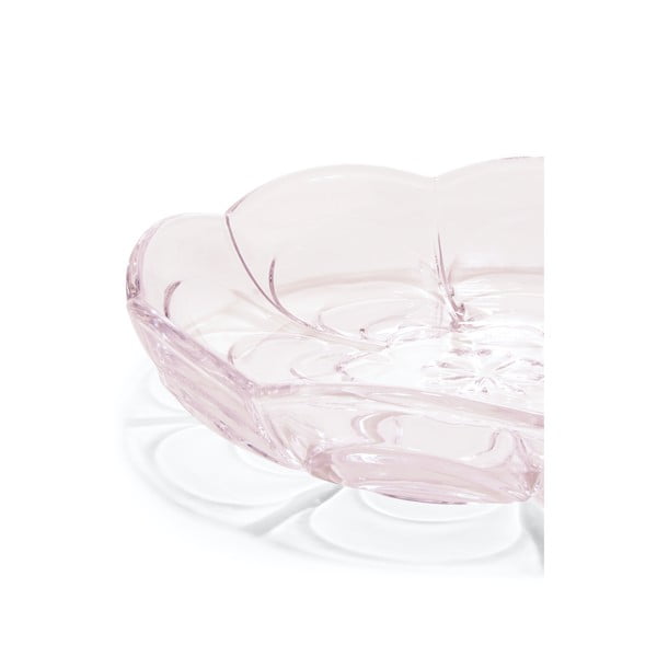 Heleroosa klaasist taldrikutest 2 tk ø 16 cm komplektis Lily - Holmegaard-image-3