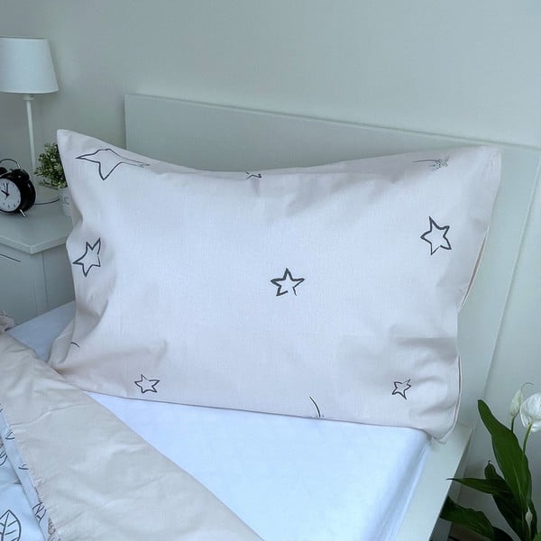 Helekollane puuvillane laste helendava efektiga voodipesu 140x200 cm Lion King "Best friends" - Jerry Fabrics-image-3