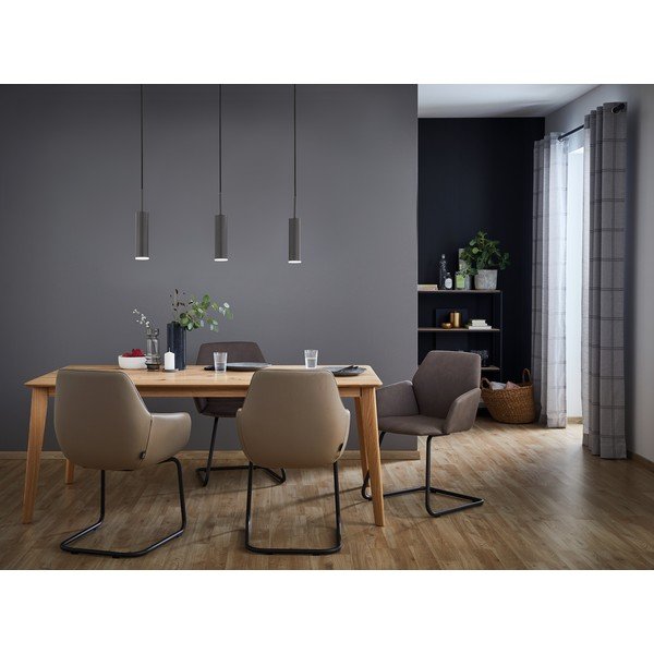 Must dimmerdatav LED rippvalgusti Stina - Fischer & Honsel-image-1