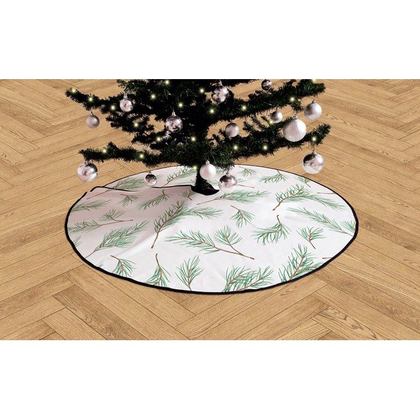 Puuvillane vaip jõulupuu all , ø 130 cm Fir Branches - Butter Kings-image-2