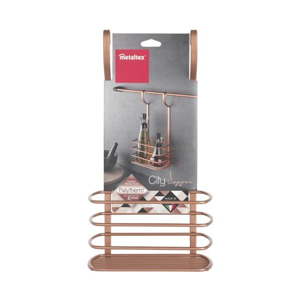Pudelite rippuv riiul Vask City - Metaltex-image-1