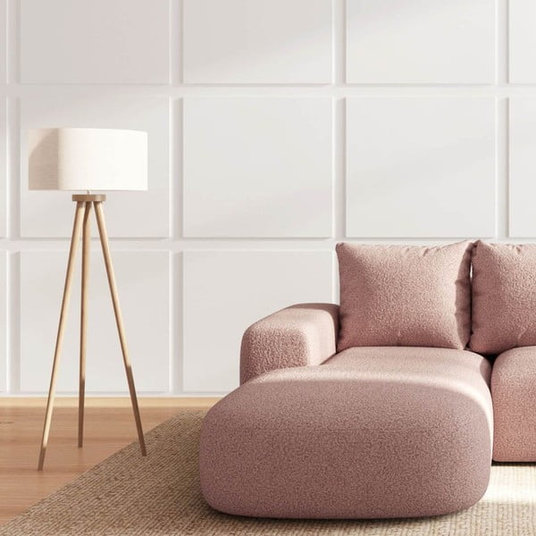 Roosa bukleekangast nurgadiivan (vasak nurk) Monce - Rodier-image-3