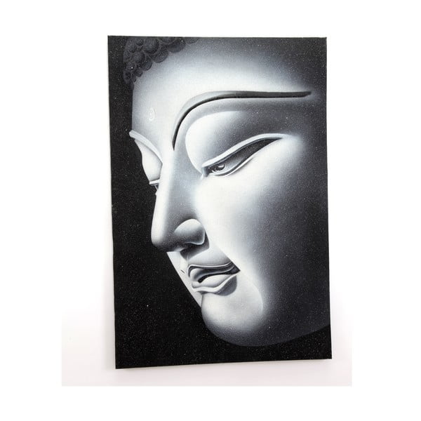 Dřevěný obraz Right Buddha, 60x90 cm