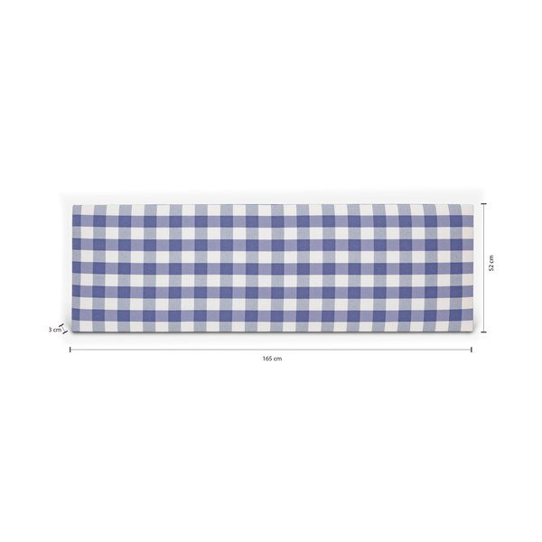 Sinine polsterdatud pealaud 165x52 cm Billie - Really Nice Things-image-4
