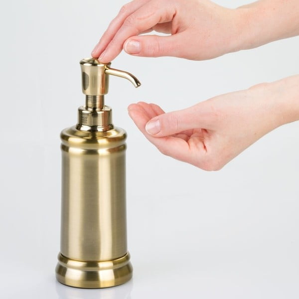 Roostevabast terasest kuldne seebidosaator Sutton - iDesign-image-1