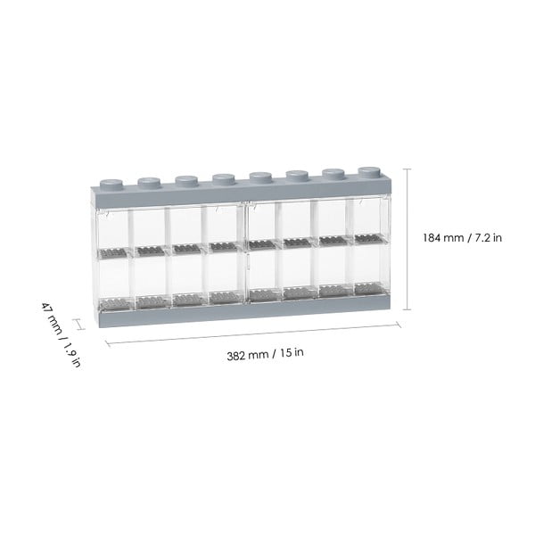 Hall kollektsioonikapp 16 minifiguuri jaoks - LEGO®-image-1