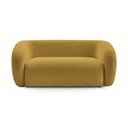 Kollane šenillist diivan 160 cm Celine - Bobochic Paris