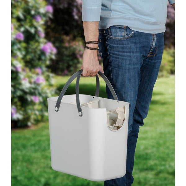 Ringlussevõetud plastist prügikast 25 l Albula - Rotho-image-1