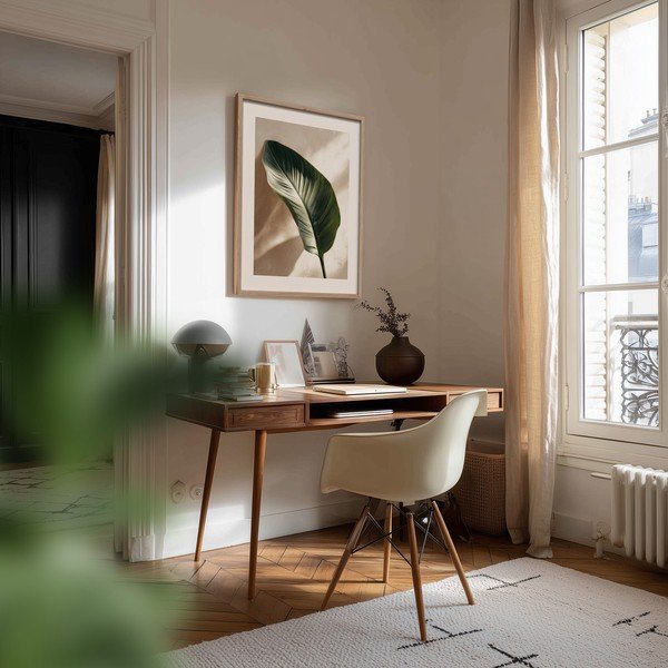 Trükitud pilt raamiga 50x70 cm Strelizia Leaf - Styler-image-2