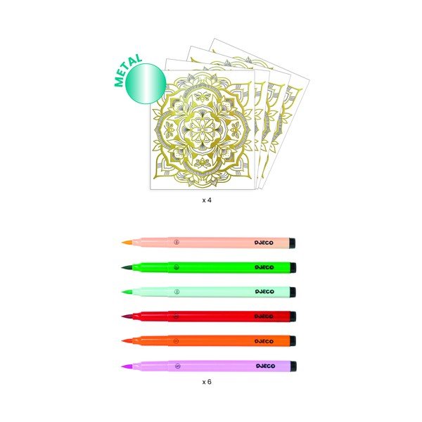 Värviraamat Flora – Djeco-image-1