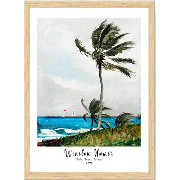 Plakat raamides 55x75 cm Winslow Homer - Wallity