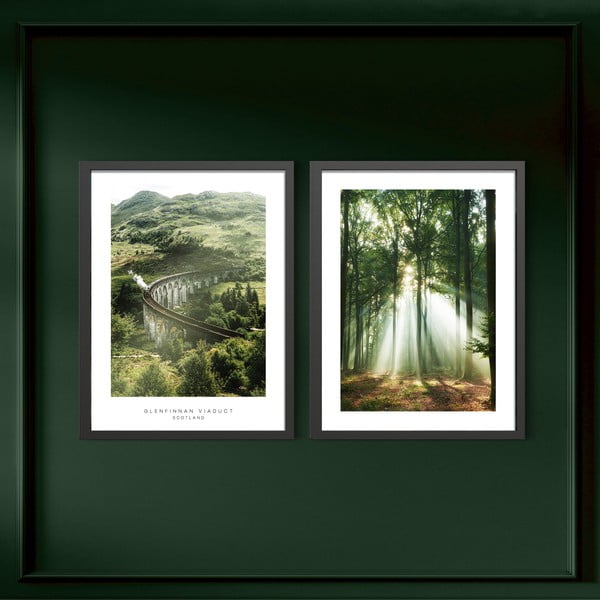 Maalid 2tk komplektis 30x40 cm Woods - Styler-image-4