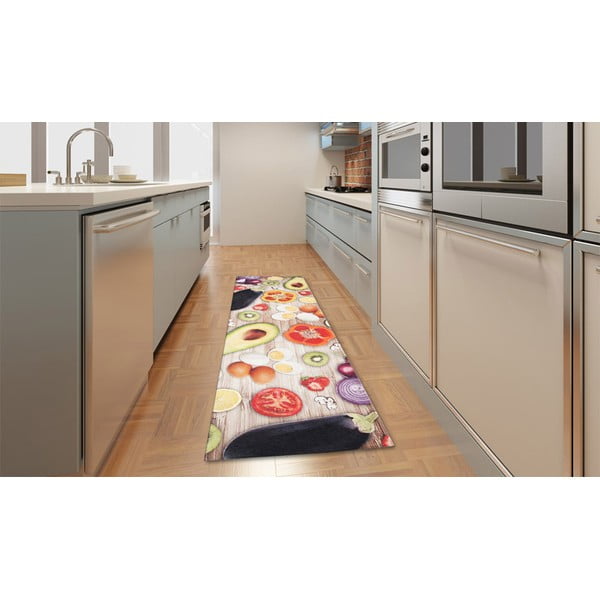 Vysoce odolný kuchyňský koberec Webtappeti Food, 60 x 110 cm
