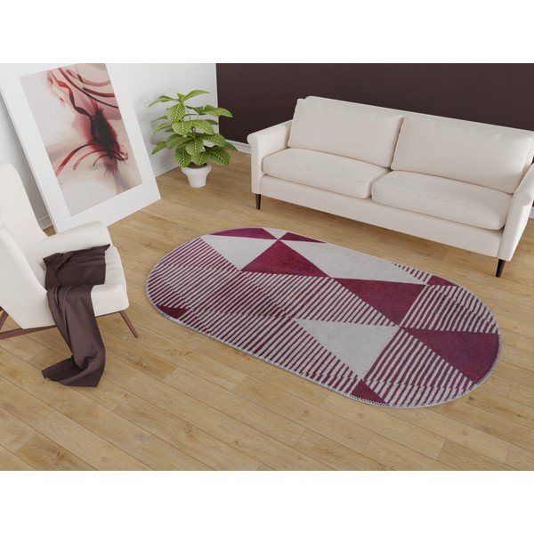 Bordoopunane pestav vaip 80x120 cm Oval - Vitaus-image-1