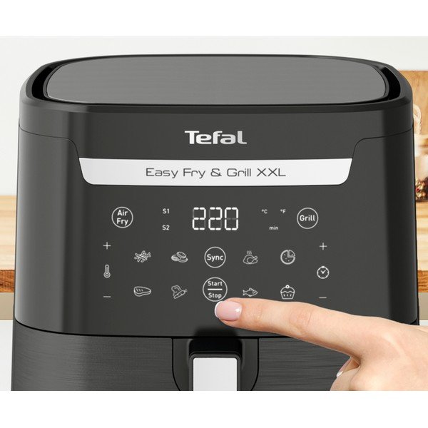 Must kuumaõhufritüür Easy Fry & Grill XXL EY801815 - Tefal-image-1