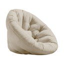 Beež linane tugitool Nido - Karup Design