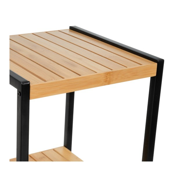 Must-bambusest riiul 30x70 cm - Casa Selección-image-3