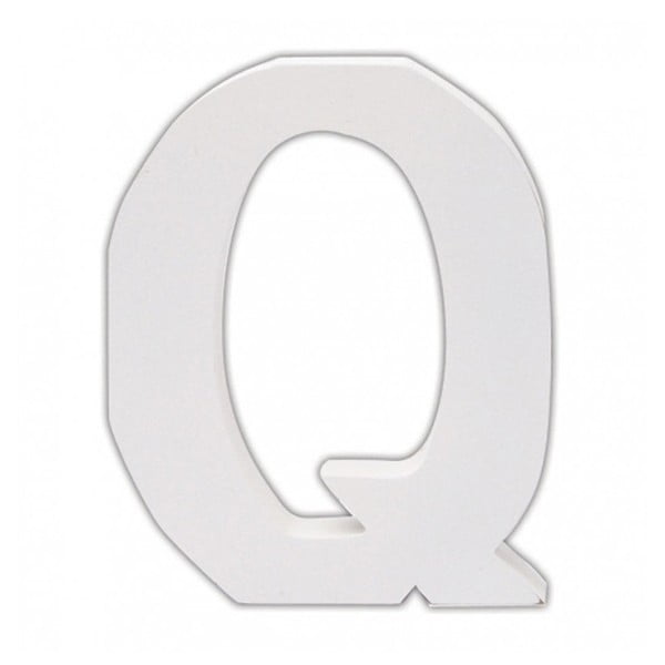 Dřevěné písmeno Q