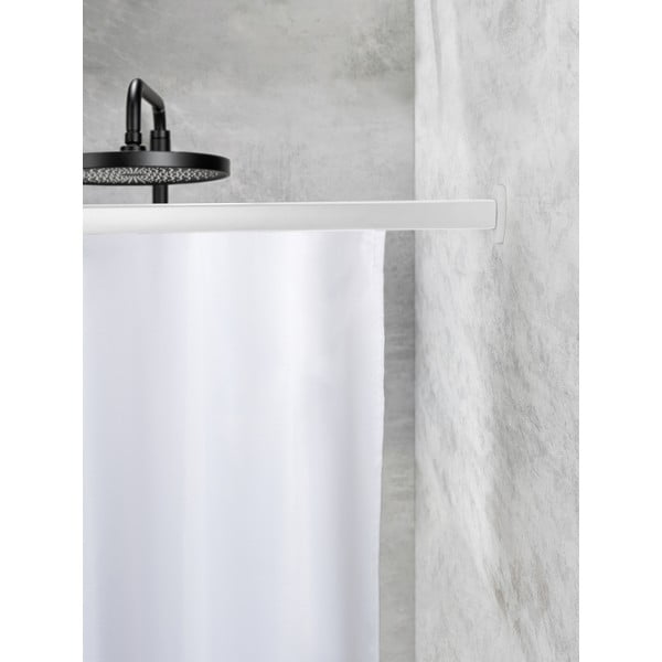 Läikiv hõbedane dušikardina varras Era - Wenko-image-2