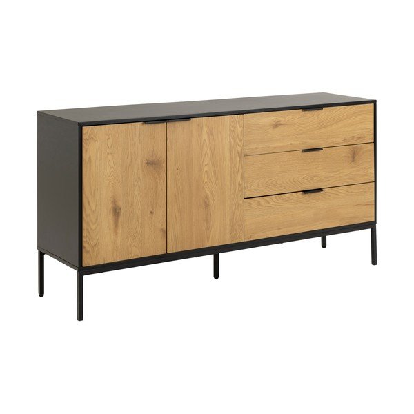 Must madal kummut 160x80 cm Seaford - Actona-image-2