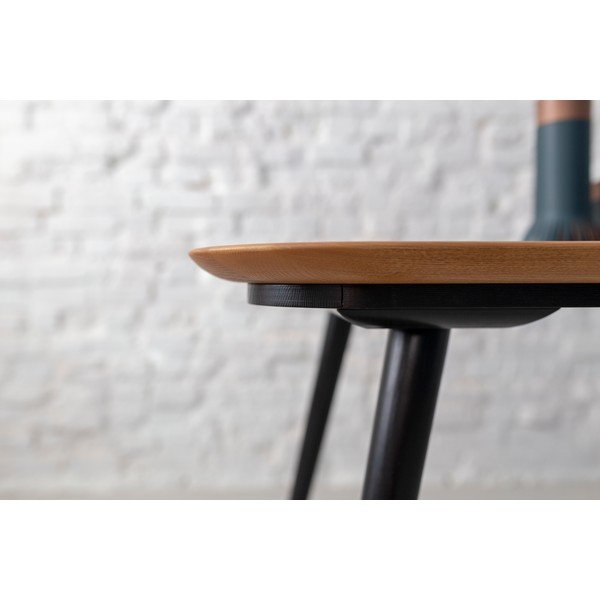 Mustade jalgadega tuhkpuust söögilaud , 180 x 90 cm Contrast - Ragaba-image-3