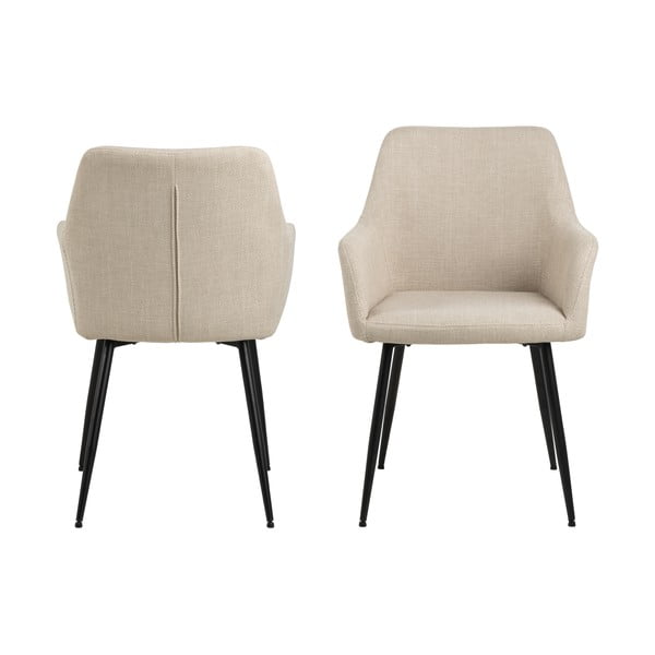 Beežid söögitoolid 2tk komplektis Lizzy - Actona-image-2