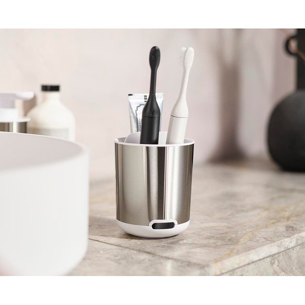 Roostevabast terasest hõbedane hambaharja topp Duo Steel - Joseph Joseph-image-2